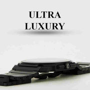 Arabic Dial full Mat Black chain image 12