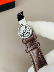 P.P Brown Belt With Brown Dial