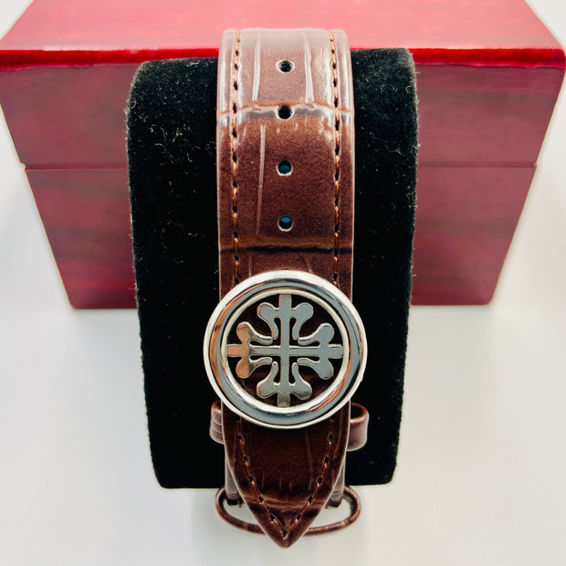 P.P Brown Belt With Brown Dial
