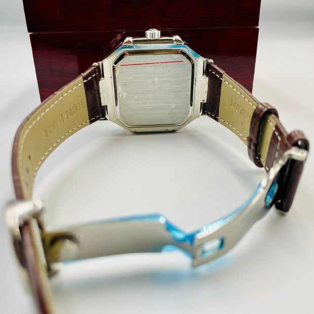 P.P Brown Belt With Brown Dial